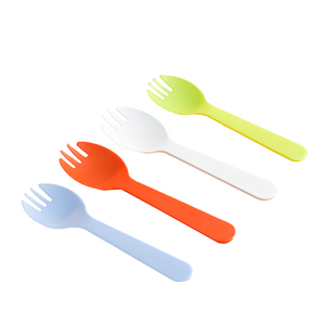 一次性叉勺独立包装烘焙甜品蛋糕水果叉勺冰淇淋小勺子小叉子商用