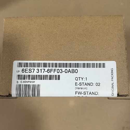 询价-6ES7 317-6FF03-0AB0 CPU31