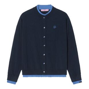 【莱赛尔 假两件】Unvesno(UN)中古撞色贴身可穿毛衣针织开衫薄款