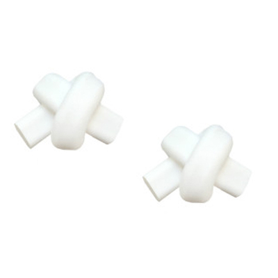 系列白色艺术小众手工制作耳夹