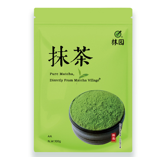 抹园特选AA 100克 抹茶粉 饮用级 颜色很绿  样品装
