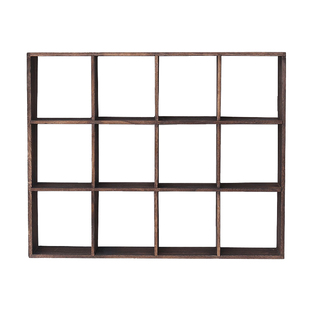 实木多宝格茶杯架茶具置物展示架博古架茶棚壁挂摆桌面茶壶架12格