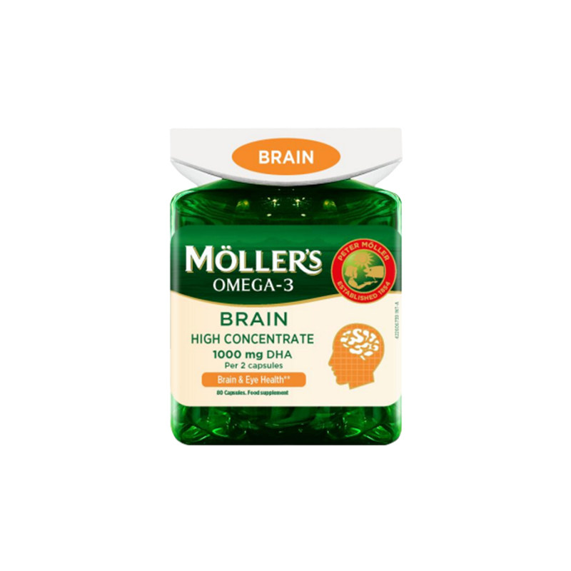 挪威mollers沐乐思心脏鱼油大脑鱼油双效鱼油鳕鱼鱼肝油DHA EPA