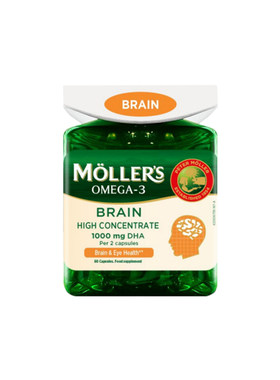 挪威mollers沐乐思心脏鱼油大脑鱼油双效鱼油鳕鱼鱼肝油DHA EPA