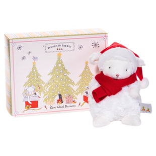 Bunnies 圣诞款小羊玩偶公仔女生可爱节日礼物安抚毛绒玩具海湾兔