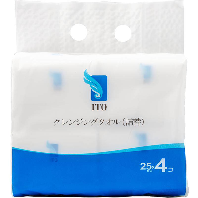 日本ITO艾特柔洗脸巾替换装4连包