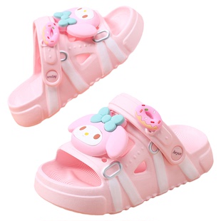美乐蒂女童拖鞋儿童室内可爱宝宝夏季防滑新款女孩凉拖鞋宝宝亲子