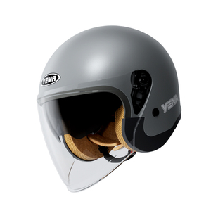 野马加大码双镜3C认证电动摩托车头盔男女通用冬季保暖半盔安全帽