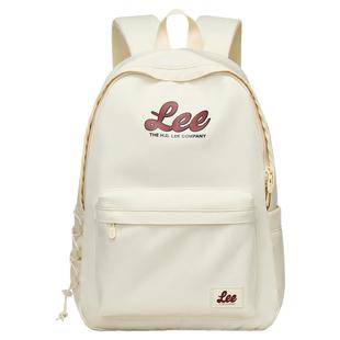 Lee通勤书包女初中高中背包大学生户外双肩包大容量百搭旅行包男