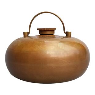 加厚烫背黄铜汤婆子暖手宝注水烫捂子复古SPA铜壶暖脚宝热水暖壶