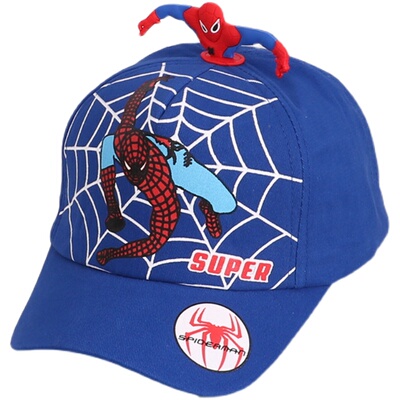 蜘蛛侠2-5-8岁孩子春秋季防晒帽