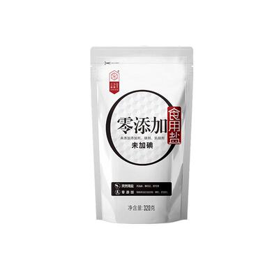 益盐堂零添加食盐未加碘320g*3袋