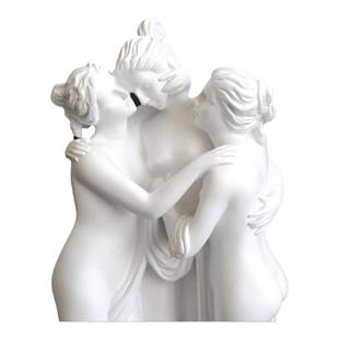 希腊神话美惠三女神家居摆件树脂欧式人物雕塑工艺品桌面装饰摆设