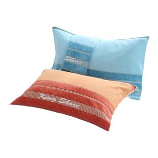 金号纯棉单人枕巾一对装全棉家用情侣枕巾割绒款式柔软吸水透气