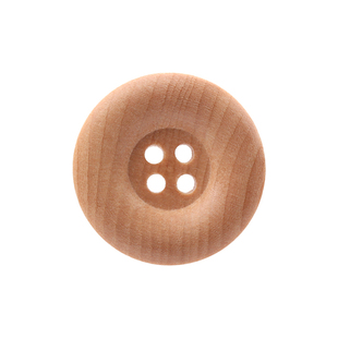 维达 圆木巧扣 日式天然原木色木头衬衫纽扣西服开衫木质钮扣扣子