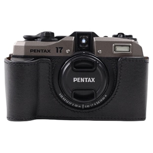 cam-in意大利牛皮相机套宾得17相机保护套Pentax17半套胶片机配件