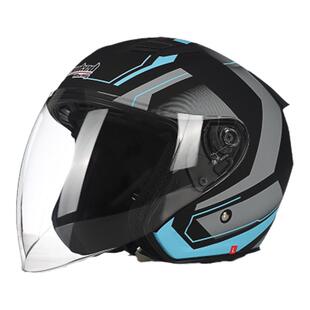 坦克头盔男女电动车防雾半盔机车头盔四季半覆式蓝牙安全帽T536