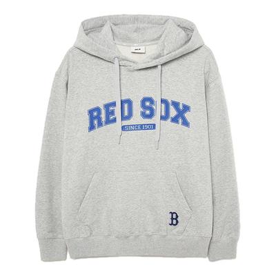 MLB官方男女情侣学院风胶印logo连帽卫衣同款秋季HDV01