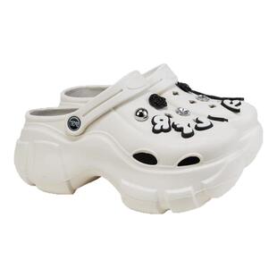 fed松糕底洞洞鞋春季新款女鞋海边沙滩鞋外出拖鞋女S0317-YAB805