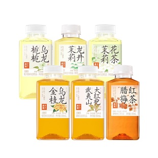 果子熟了乌龙茶无糖茶饮料350ml*6瓶0糖0卡0脂整箱批特价金桂饮品