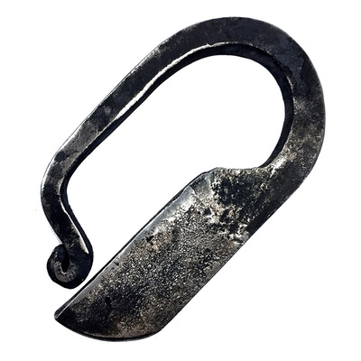 火镰取火老式子套装镰刀原始碳布