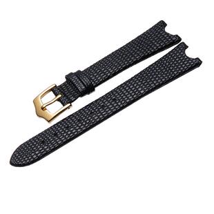 适配艾米龙净雅06.2188.L.6.J.82.2蜥蜴纹真皮表带女凹口16 20mm