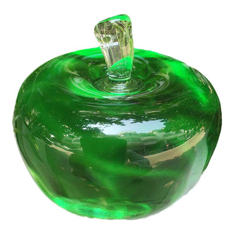 水晶苹果装饰品家居客厅酒柜摆件礼物保平安新车载生日圣诞送新人