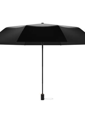 黑色晴雨男士太阳伞防晒两用折叠