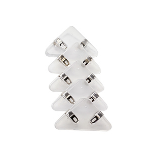 透明多功能三角夹直角边角夹书夹子资料书角防卷边神器保护固定器书本防卷角纸张试卷收纳夹文件小夹子文具