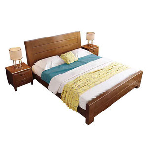 新中式实木床1.8经济型简约家具