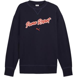 美式复古纯棉宽松卫衣套头衫男女PUMA彪马新款长袖运动上衣632935