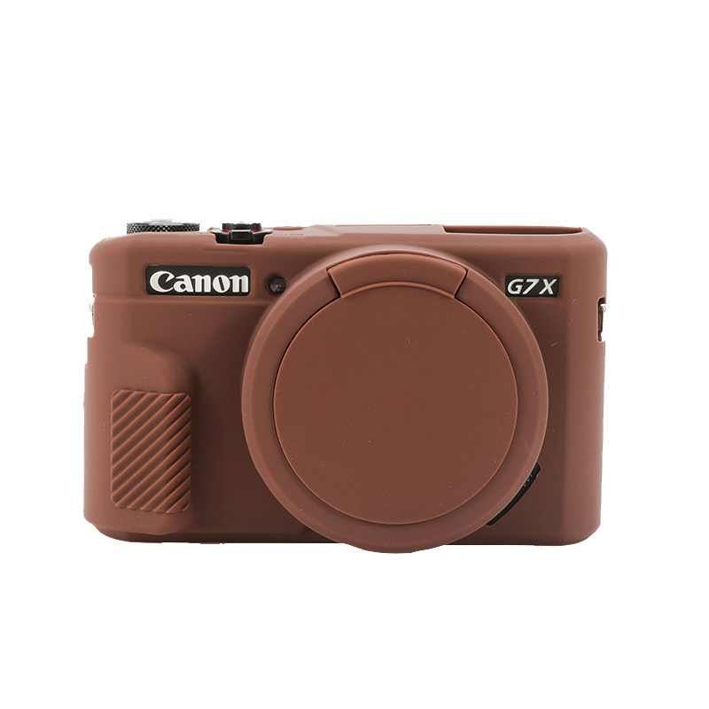X适用于佳能g7x3 V1保护套g7x2硅胶套PowerShot V1 G7X Mark II III便携相机包镜头盖防尘防摔水软壳相机配件