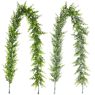 仿真花绿植尤加利藤条桉树藤蔓家居室内挂壁塑料假花婚庆花艺装饰