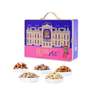 臻味高档纯坚果礼盒1656g环球坚果干果大礼包年货送礼长辈团购