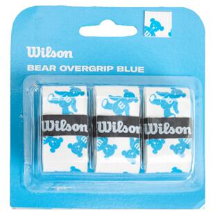 Wilson小熊联名款吸汗带威尔胜手胶网球拍专用手胶干性3条装磨砂