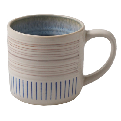 舍里高级感大容量陶瓷水杯拉花杯