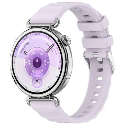 适用于华为GT6表带GT5手表watchgt4新款流光紫同款硅胶腕带智能gt5pro女款watch5运动42/41mm专用配件高级感