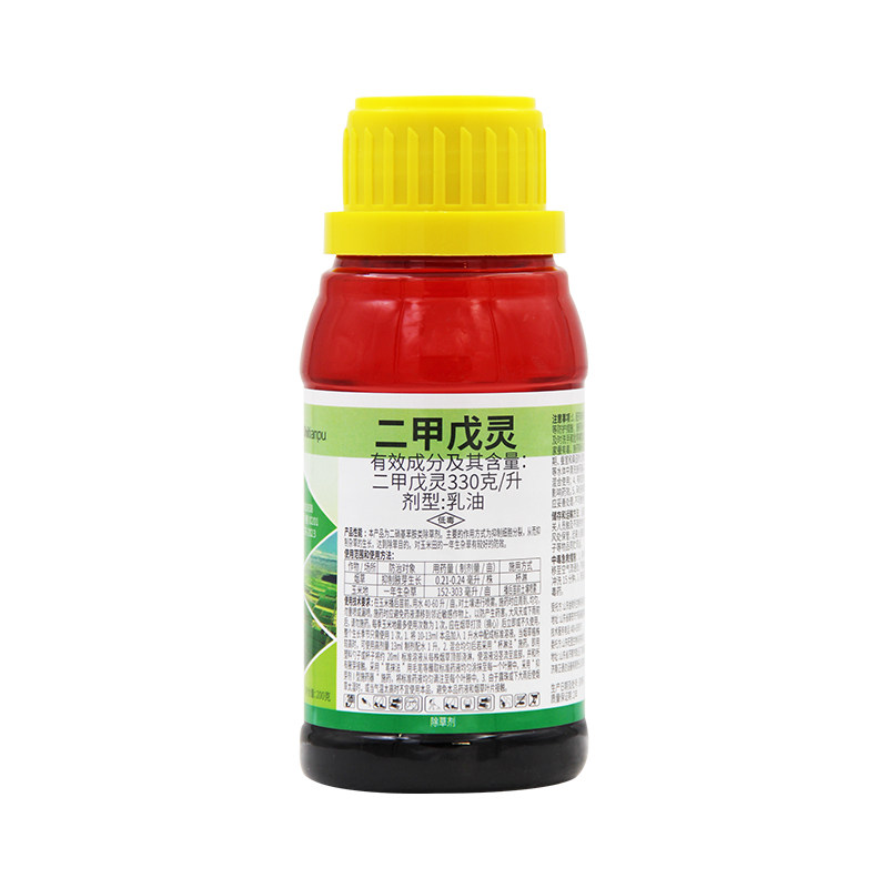 330克/升二甲戊灵玉米苗前封闭除草烟草压制腋芽一年生杂草除草剂
