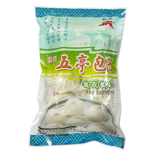 【金衣香菇豆腐皮】五亭 扬州包子特产速冻营养早餐速食300g/袋