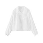 陈都灵商场同款森马外套女夏季防晒凉感阔版花边2026新款慵懒夹克