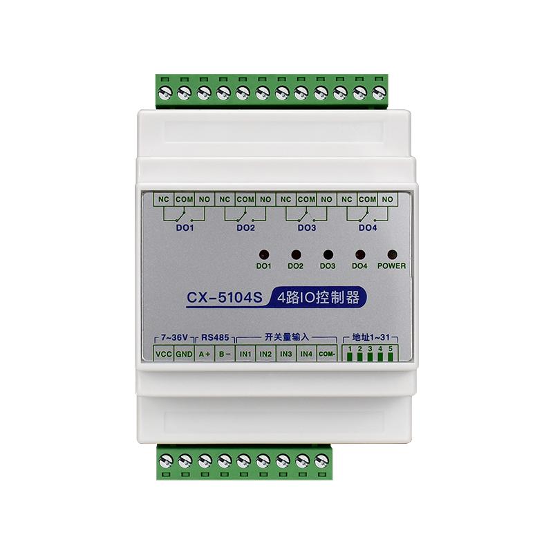 塑料壳-L-网口wifi局域网modbustcp继电器模块控制开关量输入输出