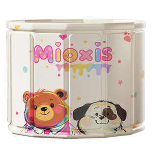 儿童折叠泡澡桶婴儿游泳桶家用小孩宝宝洗澡桶3到12岁新生儿浴盆