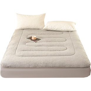 羊羔绒垫子冬天床笠冬季加绒加厚夹棉床垫保护套床罩毛绒铺床毯子