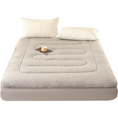 加绒加厚牛奶绒羊羔绒床笠床罩毯