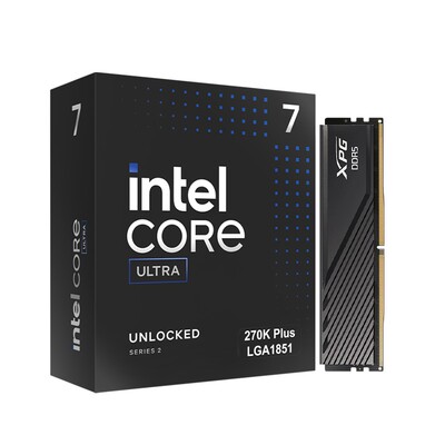Intel/英特尔u7 Ultra 7 270K/265K/250k盒装cpu搭致态Ti600 1TB