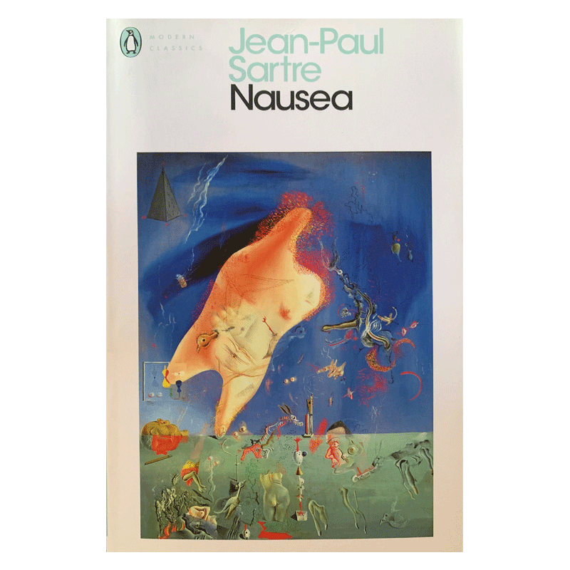 Nausea 恶心 英文原版小说 让保罗萨特 存在与自由 La Nausee 企鹅经典 法国存在主义哲学创始人 Jean-Paul Sartre进口英语书籍