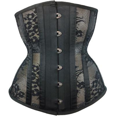 宫廷蕾丝corset抽绳紧身胸衣腰封