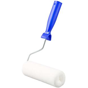 浅新油漆滚筒刷滚刷乳胶漆刷墙工具涂料刷子细毛无死角刷漆小滚刷