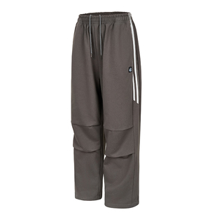 SMILE DDD美式新款休闲运动裤三杠褶皱束腿宽松阔腿jazz街舞长裤