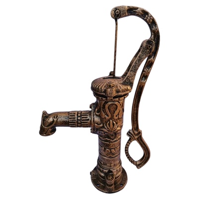 手动抽水泵压水机手动摇水泵铸铁老式井头家用抽水泵花园水泵井圈